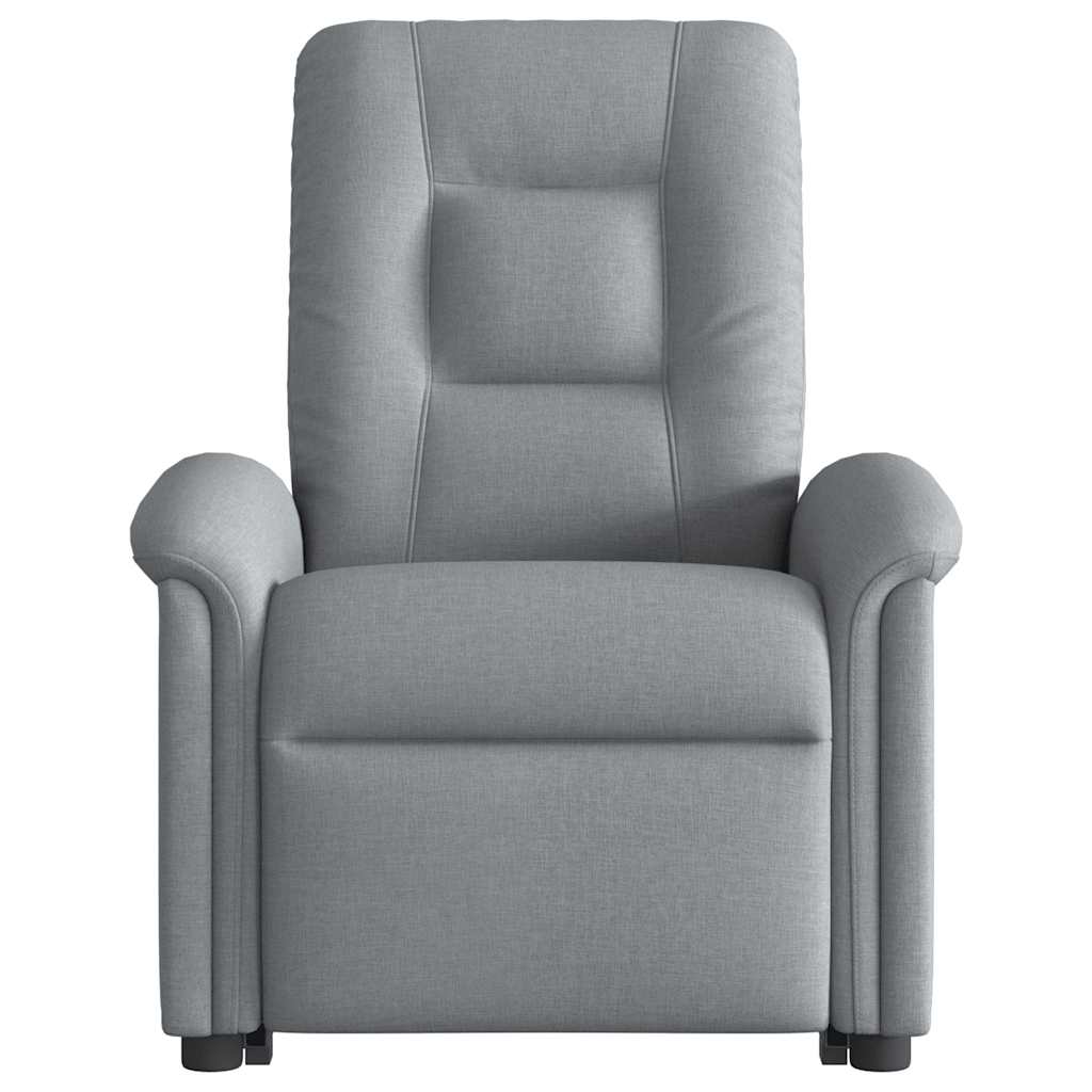Fauteuil inclinable Gris clair Tissu