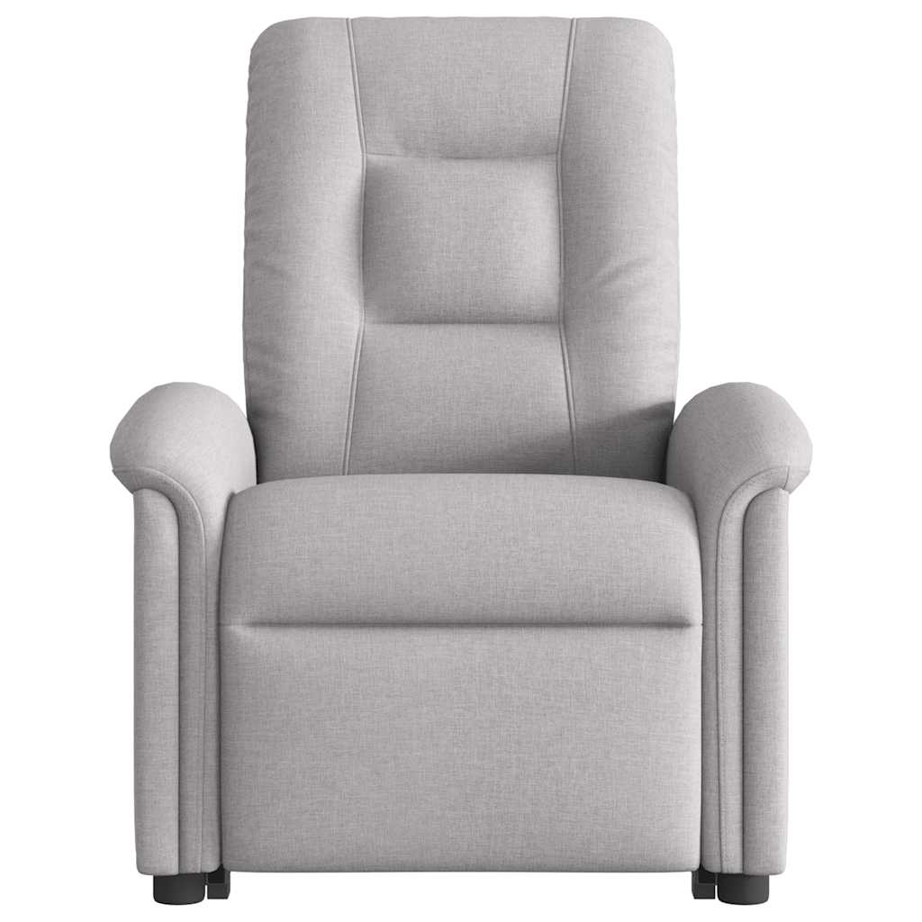 Fauteuil inclinable gris nuage tissu