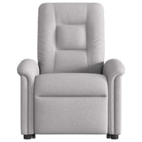 Fauteuil inclinable gris nuage tissu