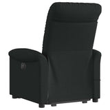 Fauteuil de massage inclinable Noir Tissu