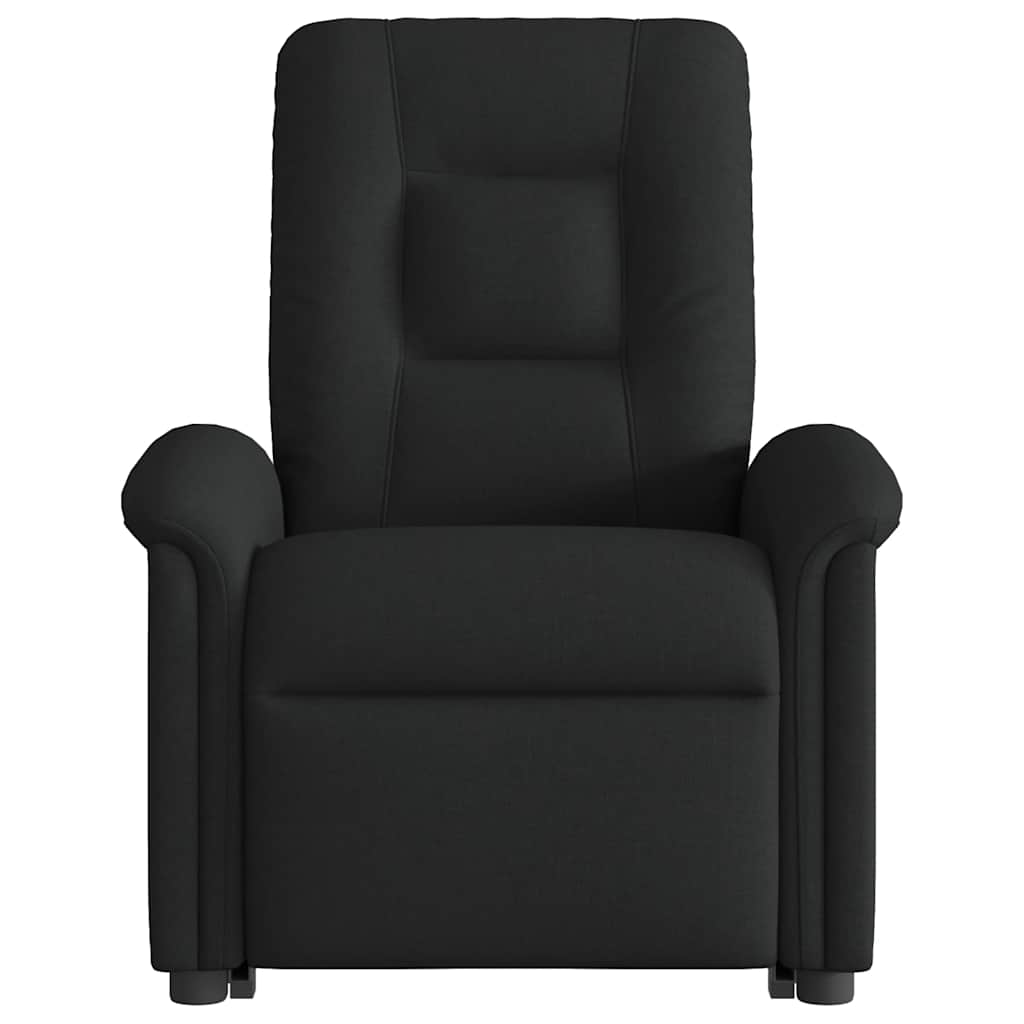 Fauteuil inclinable électrique noir tissu
