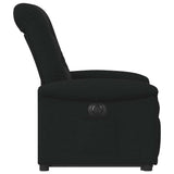 Fauteuil inclinable électrique noir tissu