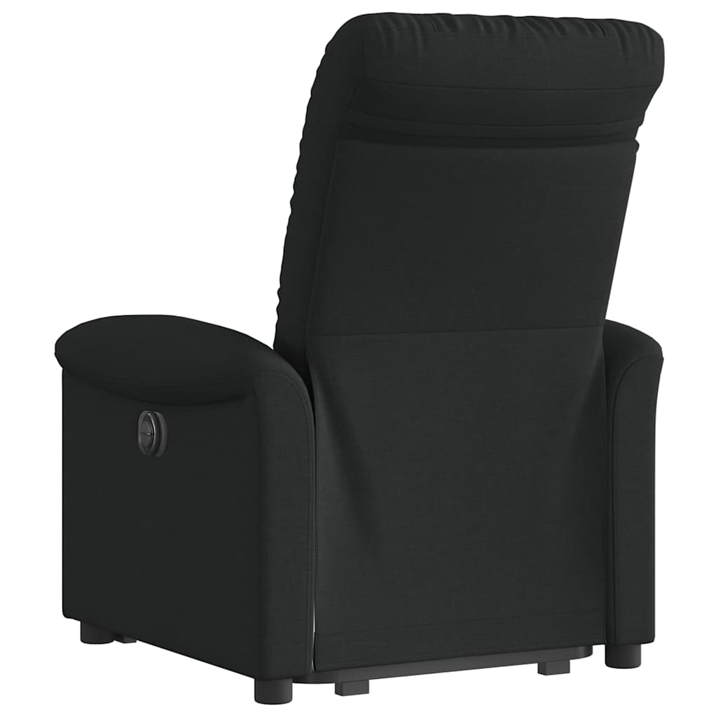 Fauteuil inclinable électrique noir tissu