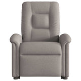 Fauteuil inclinable électrique taupe tissu
