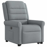 Fauteuil inclinable Gris clair Tissu