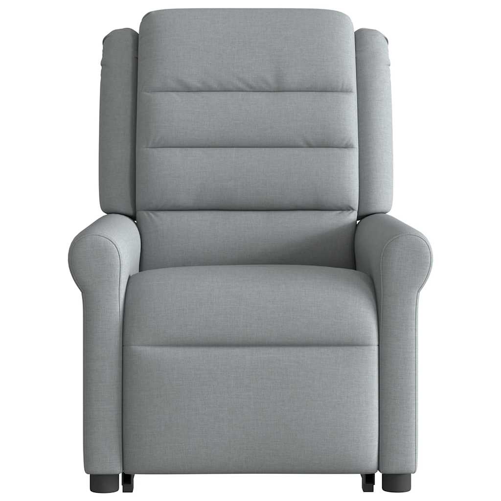 Fauteuil inclinable Gris clair Tissu