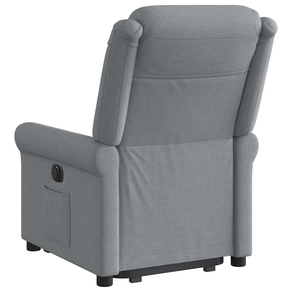 Fauteuil inclinable Gris clair Tissu