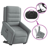 Fauteuil inclinable Gris clair Tissu