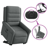 Fauteuil inclinable Gris foncé Tissu
