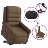 Fauteuil inclinable Marron Tissu