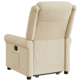 Fauteuil inclinable Crème Tissu