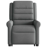 Fauteuil inclinable électrique gris foncé tissu
