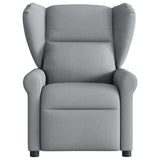 Fauteuil inclinable électrique Gris clair Tissu