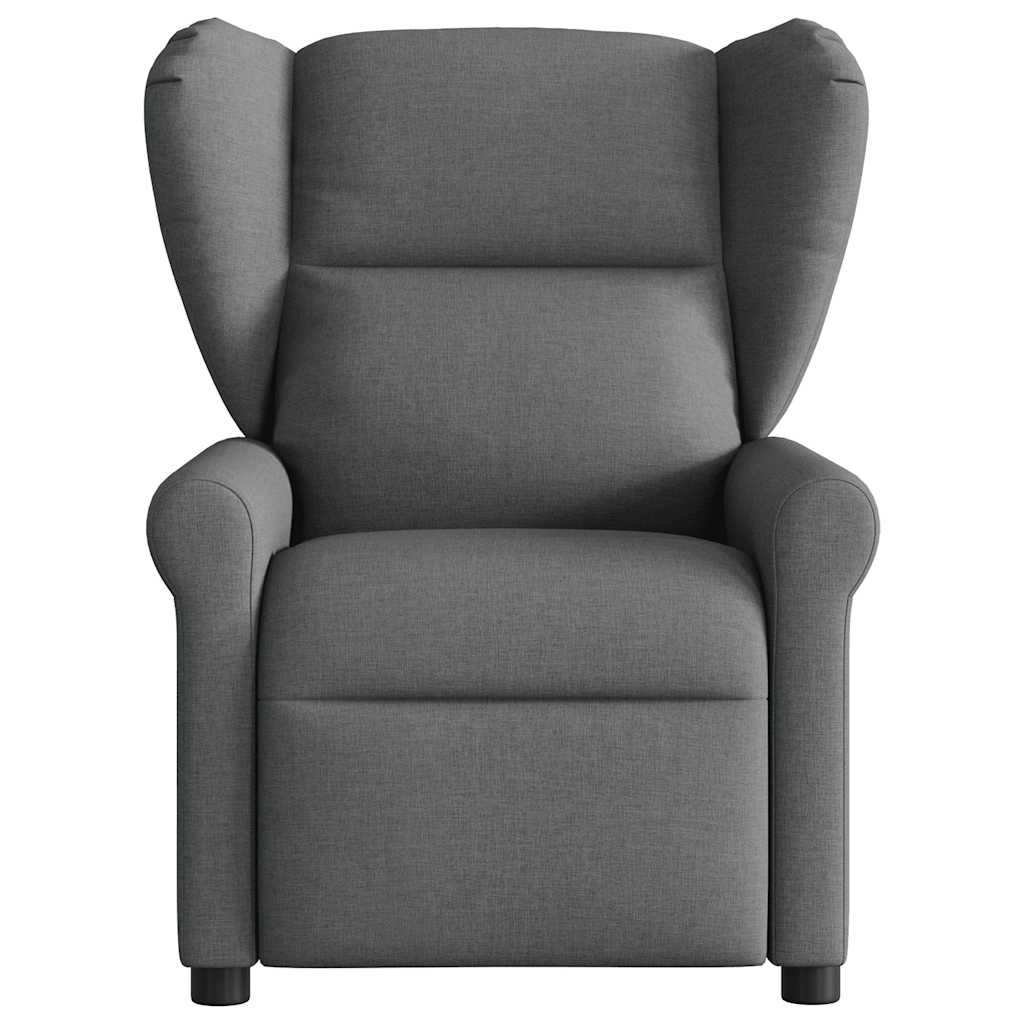 Fauteuil inclinable électrique Gris foncé Tissu