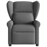 Fauteuil inclinable électrique Gris foncé Tissu