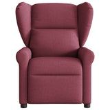 Fauteuil inclinable électrique Rouge bordeaux Tissu
