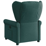 Fauteuil inclinable électrique Vert foncé Tissu