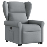 Fauteuil inclinable Gris clair Tissu