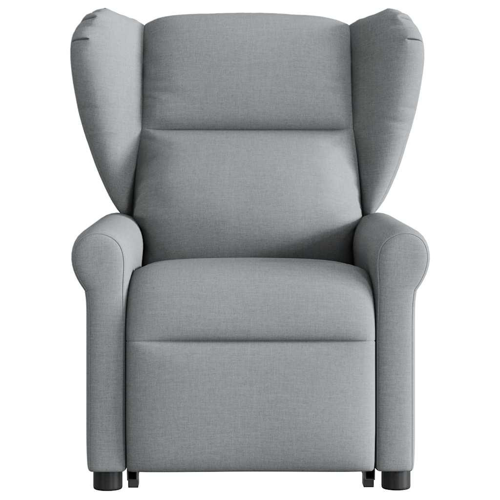 Fauteuil inclinable Gris clair Tissu