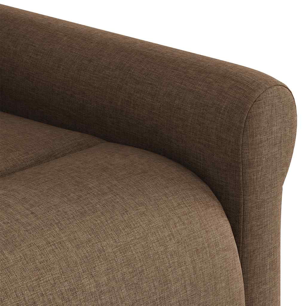 Fauteuil inclinable Marron Tissu