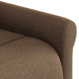 Fauteuil inclinable Marron Tissu