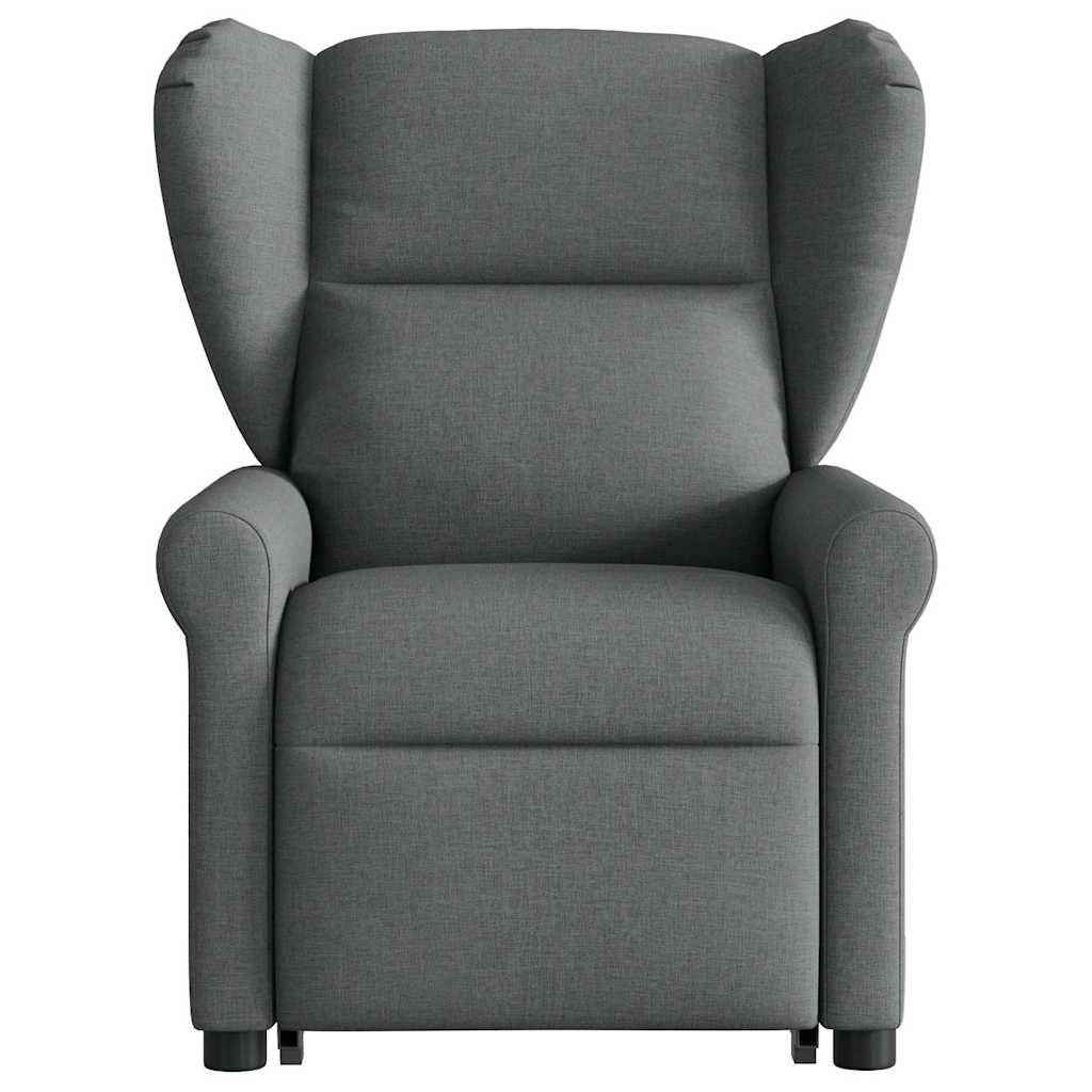 Fauteuil inclinable électrique gris foncé tissu
