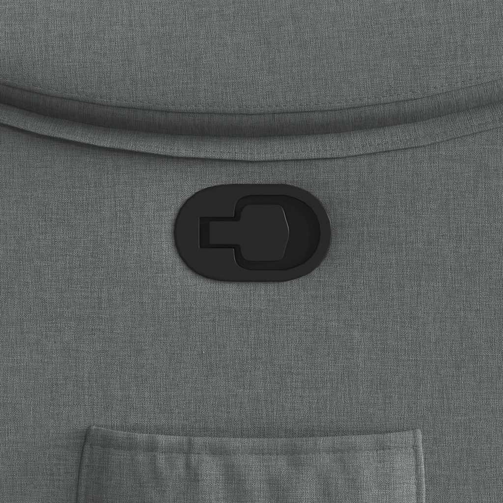 Fauteuil inclinable Gris foncé Tissu