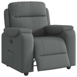 Fauteuil inclinable Gris foncé Tissu