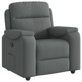 Fauteuil inclinable Gris foncé Tissu