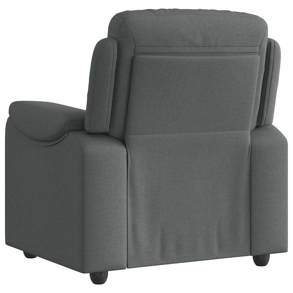 Fauteuil inclinable Gris foncé Tissu