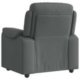 Fauteuil inclinable Gris foncé Tissu