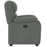Fauteuil inclinable Gris foncé Tissu
