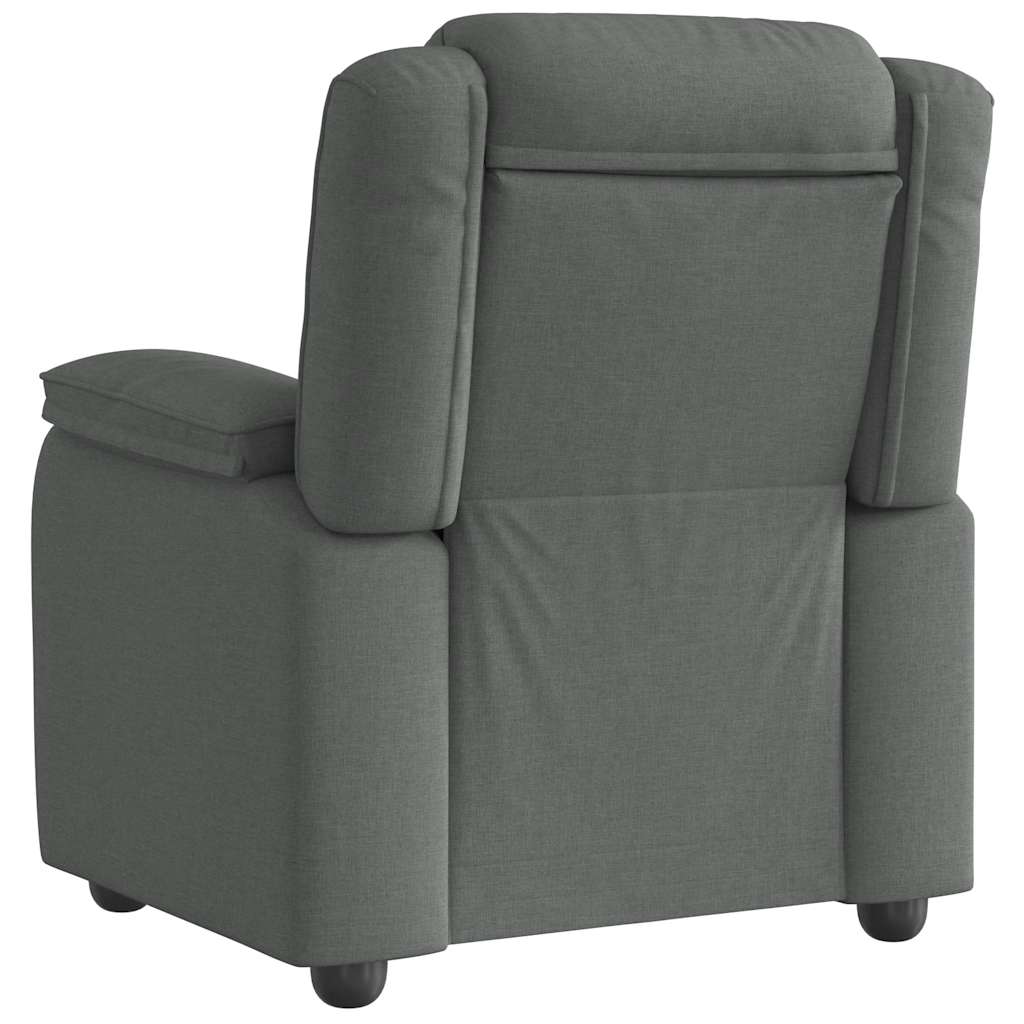 Fauteuil inclinable Gris foncé Tissu