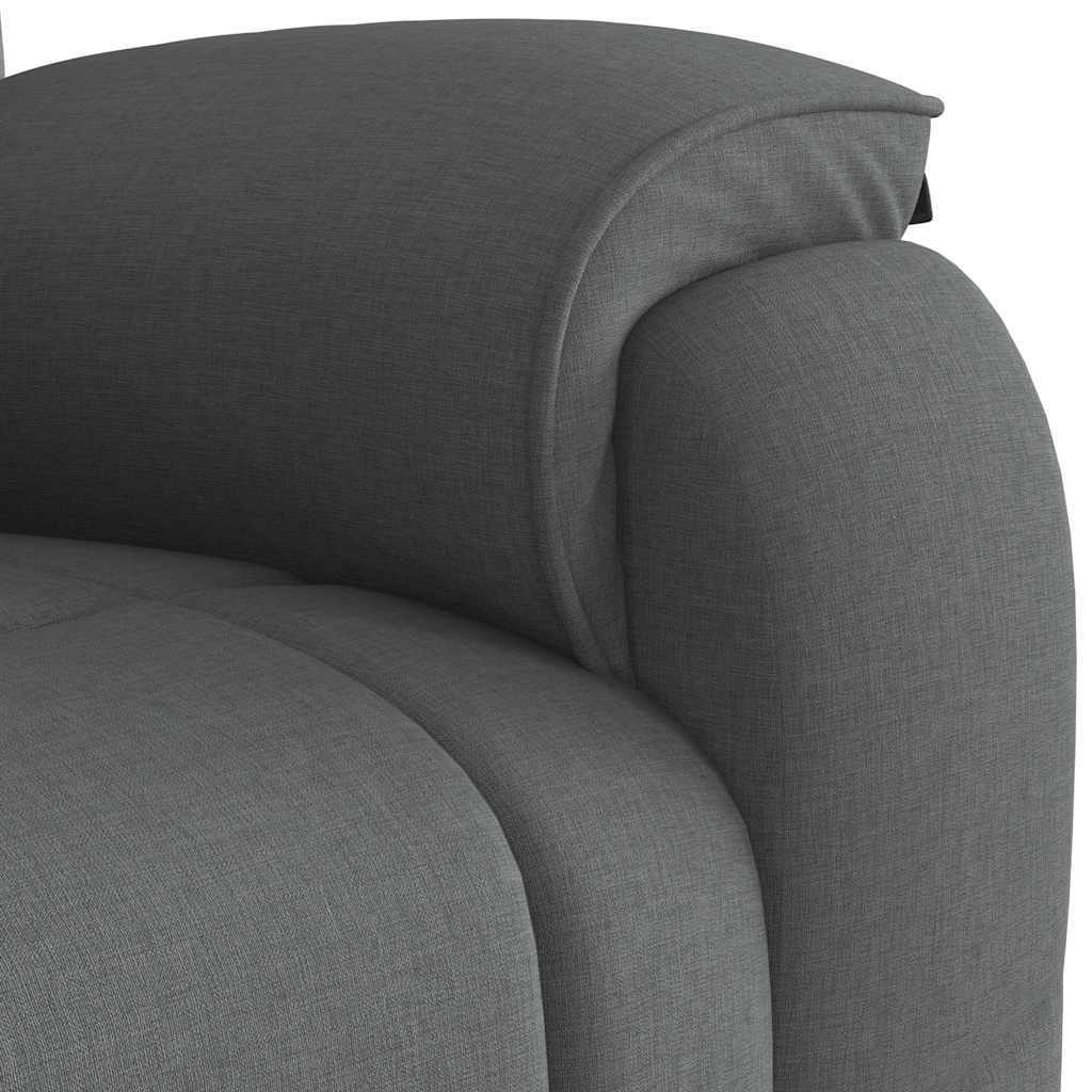 Fauteuil inclinable Gris foncé Tissu
