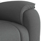 Fauteuil inclinable Gris foncé Tissu