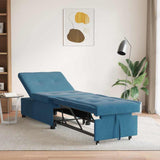 Canapé-lit Bleu 67 x 194 x 38 cm Velours