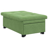 Canapé-lit Vert clair 67 x 194 x 38 cm Velours