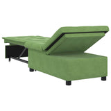 Canapé-lit Vert clair 67 x 194 x 38 cm Velours