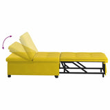 Canapé-lit Jaune 67 x 194 x 38 cm Velours