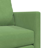 Canapé-lit avec coussin Vert clair 122 x 70 x 60 cm Velours