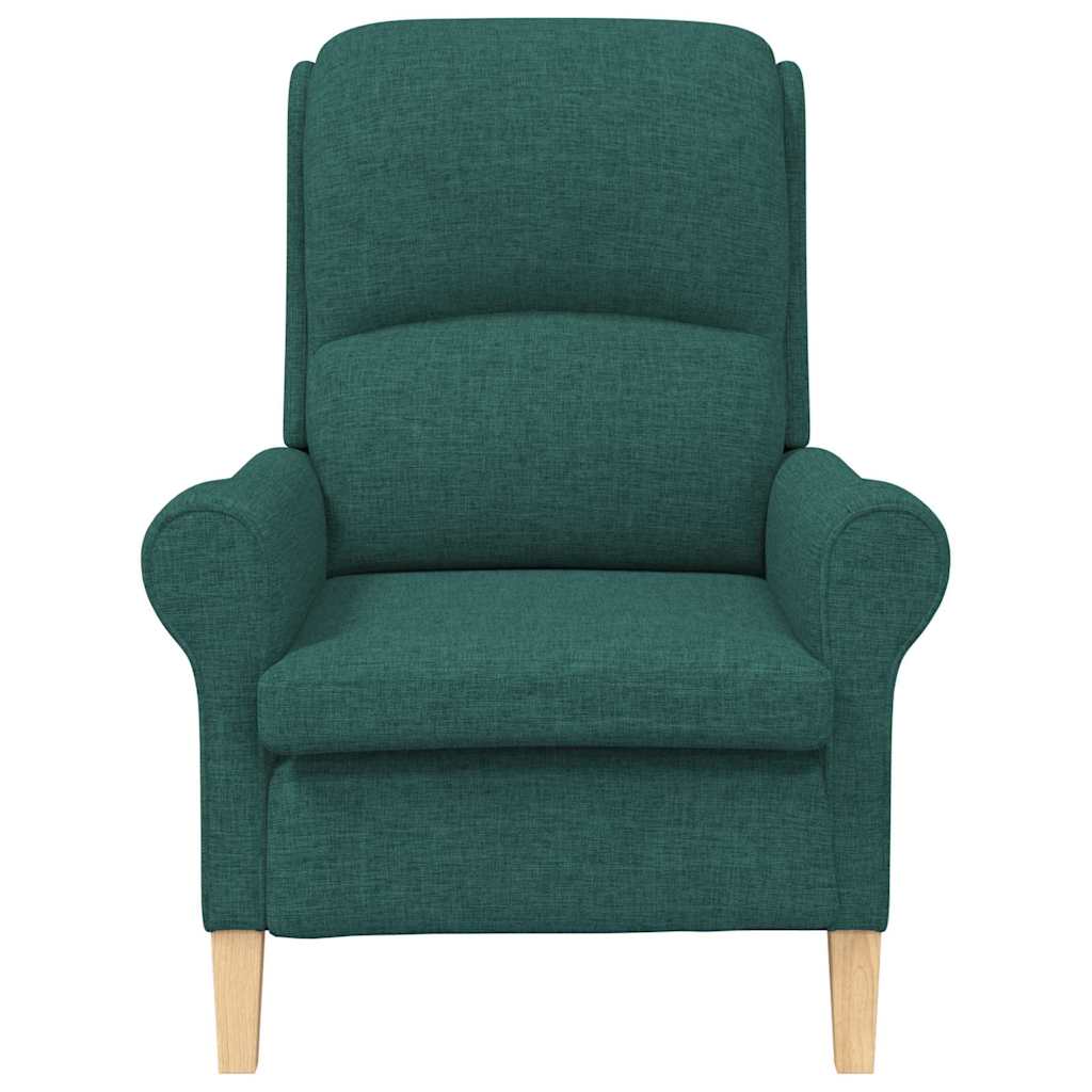 fauteuil Vert foncé 76 x 94 x 102 cm tissu