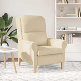 fauteuil Crème 76 x 94 x 102 cm tissu