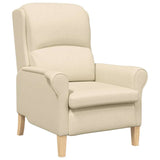 fauteuil Crème 76 x 94 x 102 cm tissu