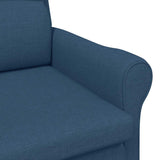fauteuil Bleu 76 x 94 x 102 cm tissu