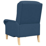 fauteuil Bleu 76 x 94 x 102 cm tissu