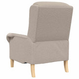 fauteuil Gris clair 76 x 94 x 102 cm tissu