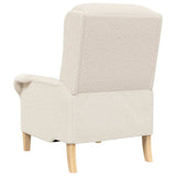 fauteuil Crème 76 x 94 x 102 cm tissu