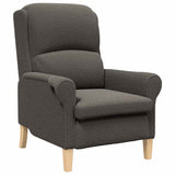 fauteuil Gris foncé 76 x 94 x 102 cm tissu