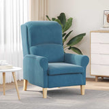 fauteuil Bleu 76 x 94 x 102 cm Velours