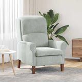 fauteuil Gris clair 76 x 94 x 102 cm Velours